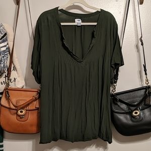 Fern green Old Navy top
